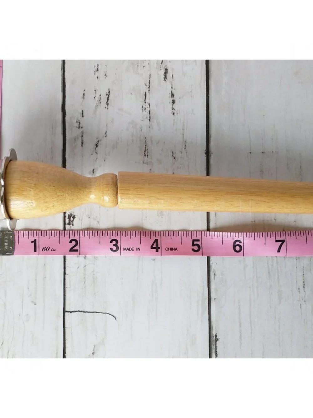 Ice Pick Wood Handle Metal Cap Crusher Sheath Cover Rustic Farmhouse Cabin Retro
